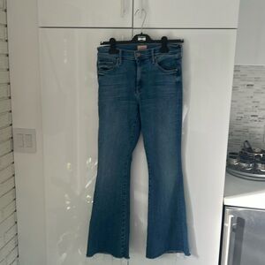 Woman’s High Rise Flare Jeans